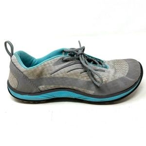 L.L. Bean Womens Sneakers Shoes Gray 280456 Low Top Lace Up 6.5M
